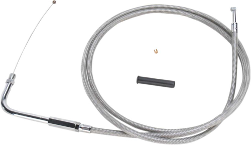 Drag Specialties - Drag Specialties Alternative Length Braided Throttle Cable - 54in. - 5331154B