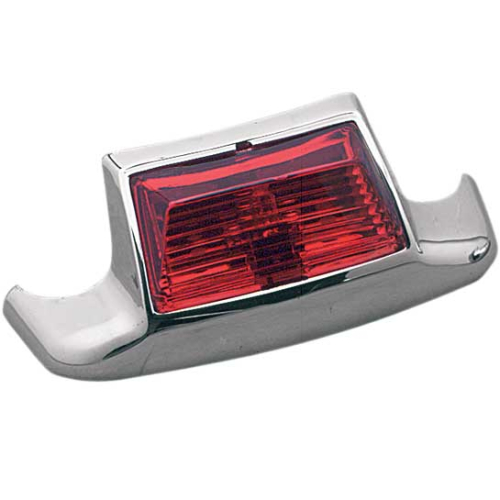 Drag Specialties - Drag Specialties Rear Fender Tip Light - Light w/ Red Lens Replacement - 51-0123R-BC344