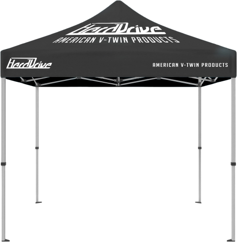 HardDrive - HardDrive Canopy - 10X10 - Black/White with Logo - HYG-009-HD