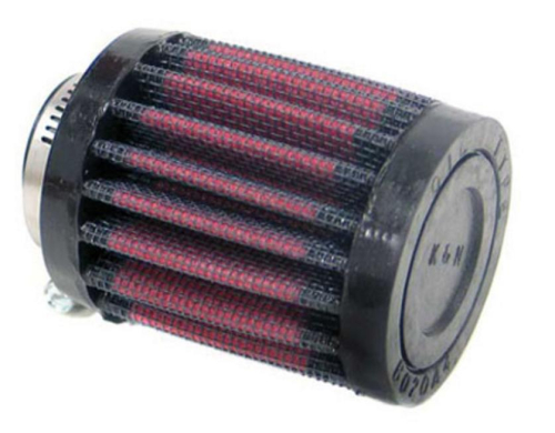 K&N Engineering - K&N Engineering Rubber Base Crankcase Vent Filter - 3/4in. Flange - Rubber End Cap - RU-3630