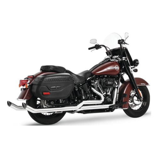Freedom Performance - Freedom Performance Tuck-N-Under Upsweep Exhaust - Chrome with Black Tip - Slash - HD00938