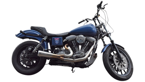 Bassani Manufacturing - Bassani Manufacturing The Ripper Short Road Rage 2:1 exhaust system - Chrome - 1D5C