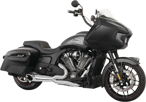 Freedom Performance - Freedom Performance Turnout 2-Into-1 for Challenger - Chrome w/Chrome Slash Tip - IN00268