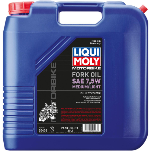Liqui Moly - Liqui Moly Fork Oil - 7.5W Med/Light - 20L - 20403