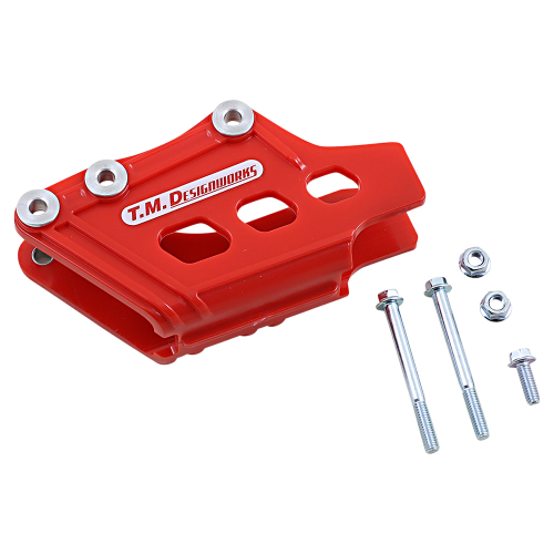 T.M. Designworks - T.M. Designworks Dirt Cross Polifibar Rear Chain Guide Shell - Red - RCG-SYM-RD