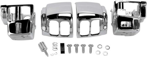 Drag Specialties - Drag Specialties Switch Housing Kit for Brake/Mechanical Clutch Control Kits - H07-0785