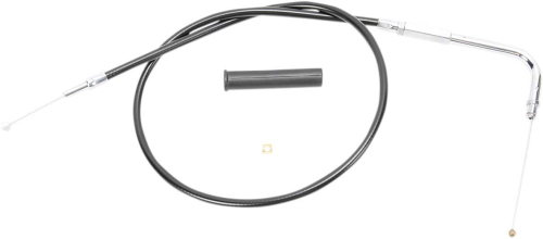 Drag Specialties - Drag Specialties Alternative Length Black Vinyl Throttle Cable - 36 3/4in. - 4332506B