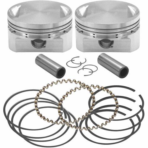 S&S Cycle - S&S Cycle Forged Piston Kit (89ci.) - Standard Bore 3 1/2in., 9.25:1 Compression - 92-2426