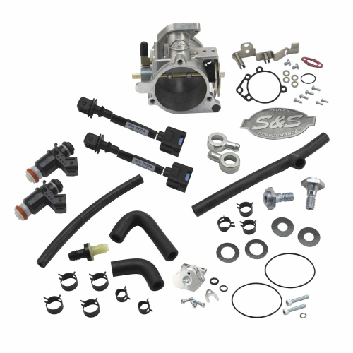 S&S Cycle - S&S Cycle 58mm Single Bore EFI Throttle Body/Fuel Rail Kit - 106-4407