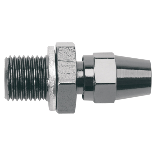 Russell - Russell Pro System II Renegade Black Steel Straight Master Cylinder/Single Fitting - 7/16in.-24 - R43433B