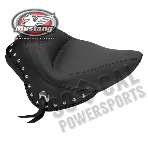 Mustang - Mustang Wide Solo Seat - Studded - 76750