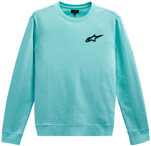 Alpinestars - Alpinestars Ageless Chest Crew Fleece - 1232-51020-7206-L - Aqua - Large