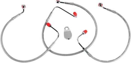 Goodridge - Goodridge Front OEM-Style DOT/TUV Brake Line Kit - Stock Length - HD9241-A