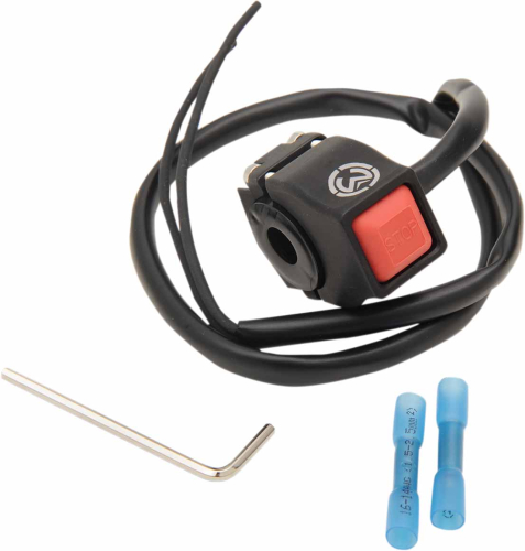 Moose Racing - Moose Racing Billet Kill Switch - Black - KS-B-BLACK-M