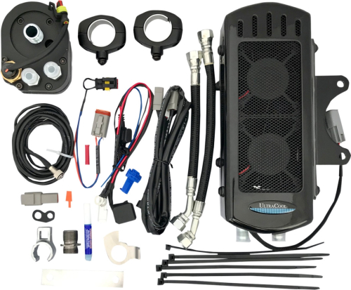 UltraCool - UltraCool Oil Cooler Kit - Black - Covered - SMT-1GSS
