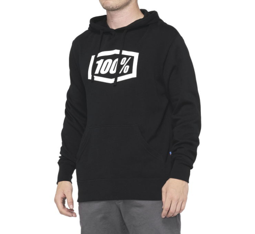 100% - 100% Icon Hoody - 20029-00000 - Black - Small