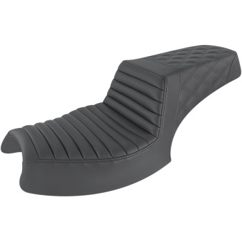 Saddlemen - Saddlemen Step-Up Front TR and Rear LS Seat - Black - I20-06-176