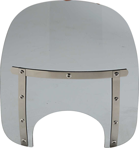 Memphis Shades - Memphis Shades Memphis Slim Windshield (9in. Cutout) - 15in. - Dark Black Smoke - MEM41210