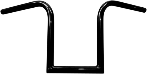 LA Choppers - LA Choppers 1in. Old School Bourbon Ape Hanger Handlebar - 12in. - Black Powdercoat - LA-7381-12B