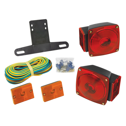Wesbar - Wesbar Under 80" Combination Trailer Light Kit w/Sidemarkers