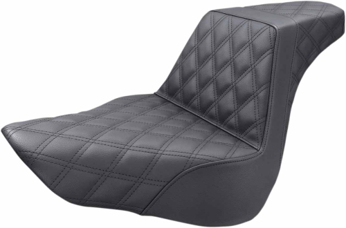 Saddlemen - Saddlemen Step-Up Full LS Seat - Black Full Diamond - 818-27-175