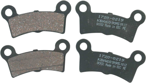 Drag Specialties - Drag Specialties Organic Brake Pads - FAD605/4X