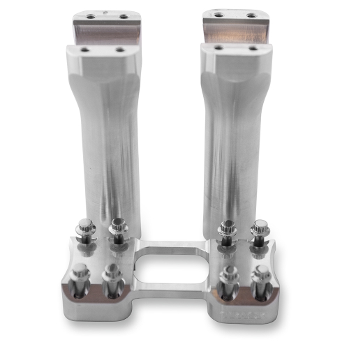 Trask Performance - Trask Performance Assault Risers for 1-1/4in. Handlebars - 6in. - Raw Finish - TM-8601-6R