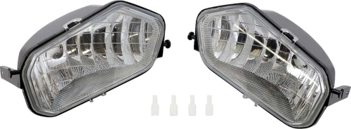 Moose Utility - Moose Utility LED Headlights - Clear - 2001-2521