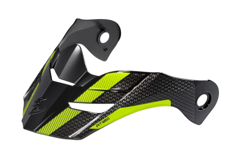 Scorpion - Scorpion Peak Visor for EXO-AT960 Hicks Helmet - Black/Hi-Vis - 52-960-09