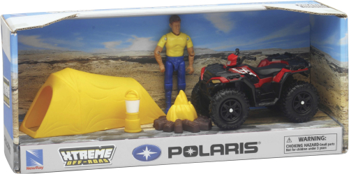 New Ray Toys - New Ray Toys 1:18 Scale Polaris Sportsman XP1000 with  Camper - SS-37436