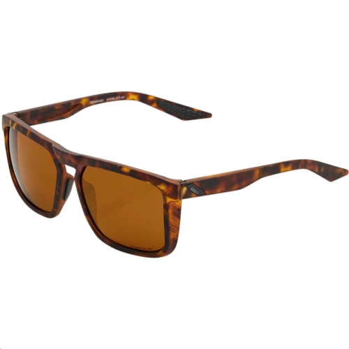 100% - 100% Renshaw Sunglasses - 61038-257-49 - Soft Tact Havana/Bronze Lens - OSFA