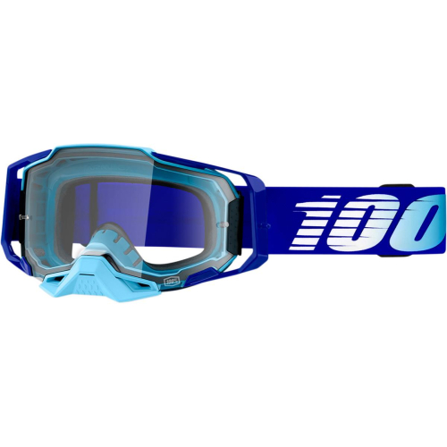100% - 100% Armega Royal Essential Goggles - 50700-360-02 - Royal Essential/Blue/White / Clear Lens - OSFM