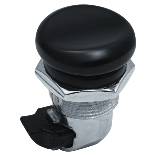 Kuryakyn - Kuryakyn Push Button Fuel Door Latch - Black - 7428