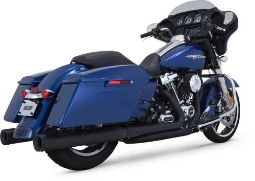 Vance & Hines - Vance & Hines Dresser Duals Head Pipes - Black - 47651