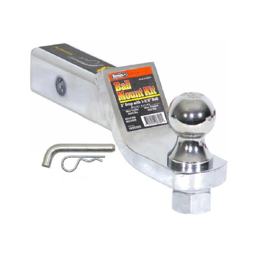 Buyers - Buyers Ball Mount Kit - Chrome Mount with Chrome Ball & Receiver Lock - 1803306