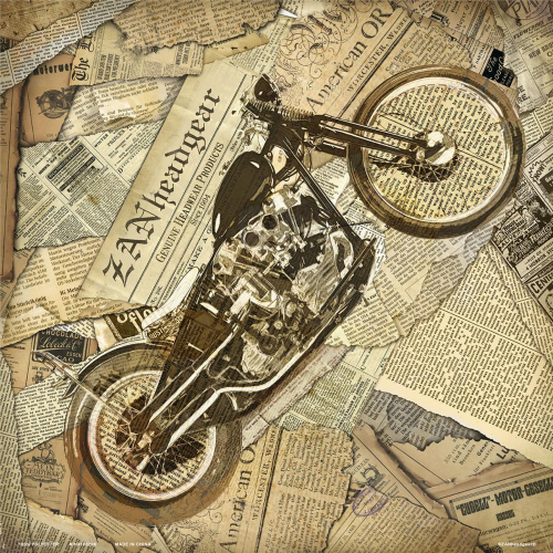 Zan Headgear - Zan Headgear Deluxe Bandanna - BD103 - Classic Times - OSFM