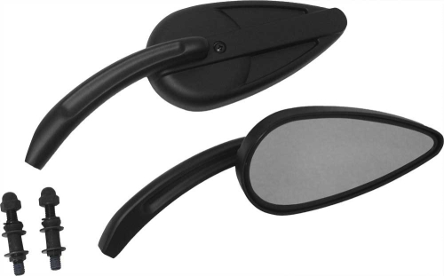 HardDrive - HardDrive Custom Vintage Style Mirrors - Black - 18-158