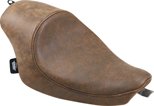 Drag Specialties - Drag Specialties 3/4 Solo Seat - Distressed Brown Leather - 0804-0747