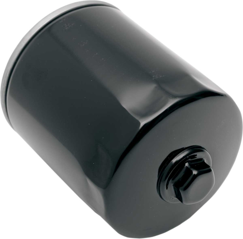 Drag Specialties - Drag Specialties Spin-On Oil Filter - Black with Nut - 14-0020BK-BX18