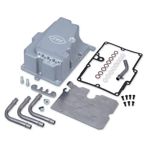 S&S Cycle - S&S Cycle Installation Kit for T143 Long Block Engine - Silver - 310-0871