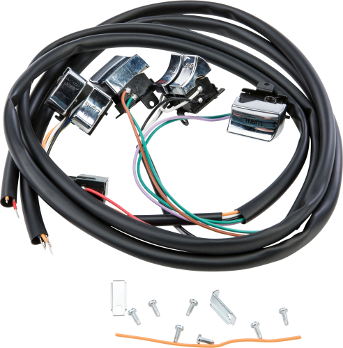 HardDrive - HardDrive Handlebar Switch - Left/Right - Chrome - 85061
