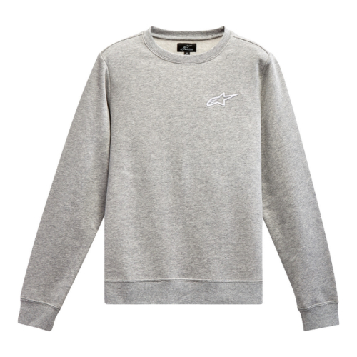 Alpinestars - Alpinestars Ageless Chest Crew Womens Fleece - 1232518201121L - Gray - Large