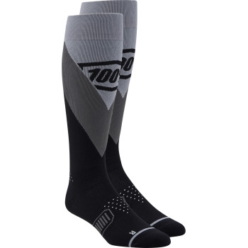 100% - 100% Hi Side Riding Socks - 20054-00009 - Black - SM-MD