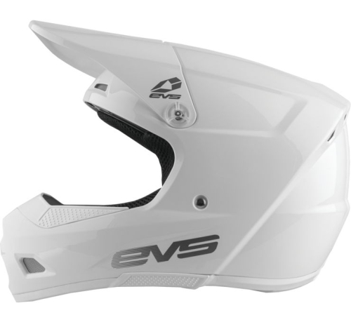 EVS - EVS T3 Solid Youth Helmet - HE21T3S-WH-M - White - Medium