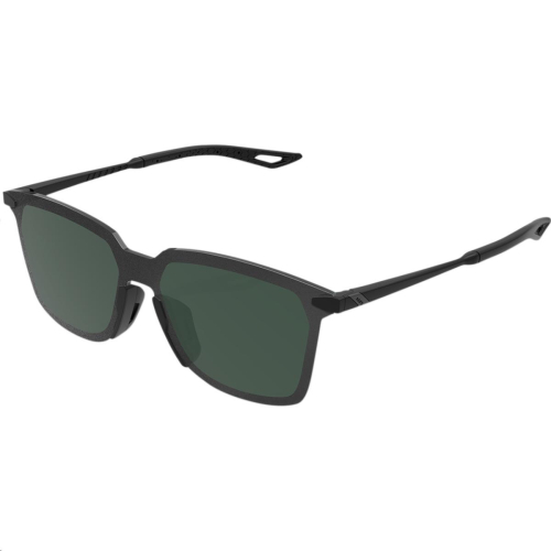 100% - 100% Legere Square Sunglasses - 61041-019-74 - Matte Black - OSFA