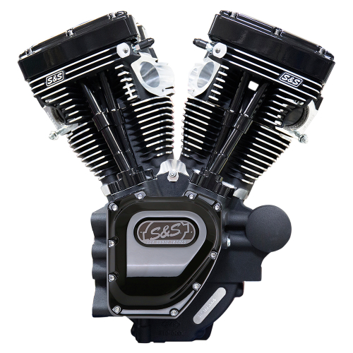 S&S Cycle - S&S Cycle T124LC Series Long Block Engine - Black - 310-0836A