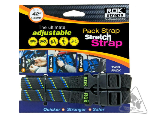 ROK Straps - ROK Straps Pack Strap - Black/Blue/Green - ROK10305