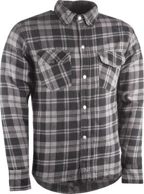 Highway 21 - Highway 21 Marksman Riding Flannel - #6049 489-1181~4 - Black/Gray - Large