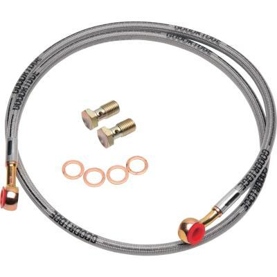Goodridge - Goodridge Extended -3 Stainless Steel Sportbike Hose Kit - +6in. - YA2866-1RC