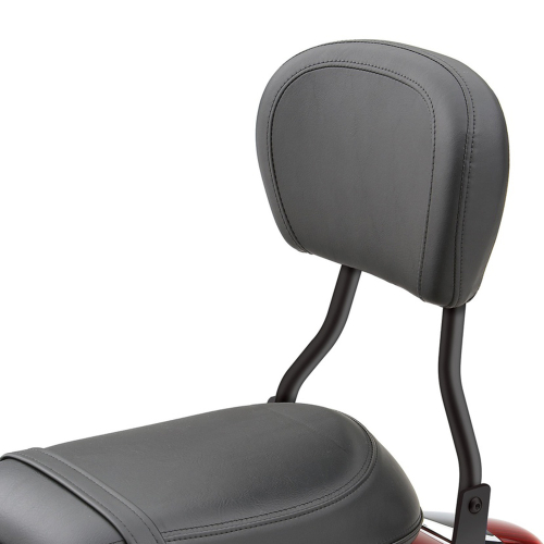 Cobra - Cobra Short Round Sissy Bar - Black Powder-Coated - 02-8611B